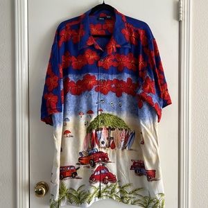 Cherokee men’s Hawaiian shirt.